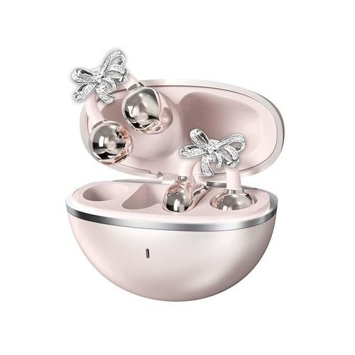 Decorative Bow Wireless Earbuds with Charging Case
