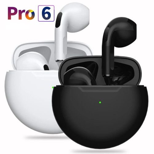 Pro 6 Wireless Earbuds with Charging Case