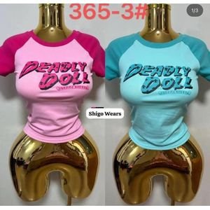 Deadly Doll Graphic Short Sleeve T-Shirt