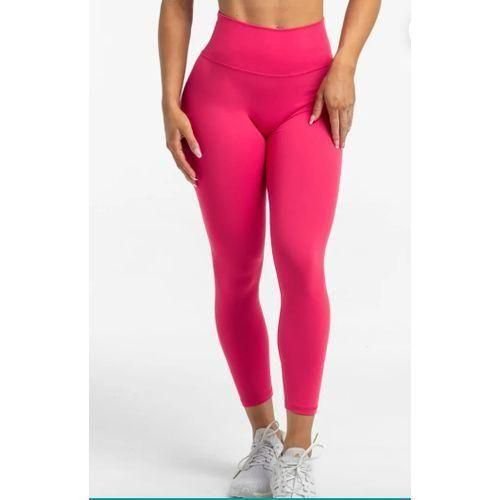 Women High Waist Pink Sports Leggings